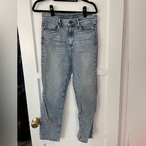 Rag & bone cropped straight leg jean